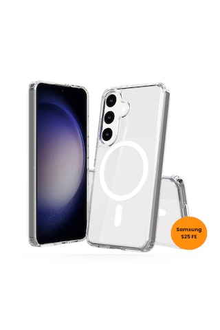 Teknoway Samsung S25 Fe Magshield Kılıf Şeffaf