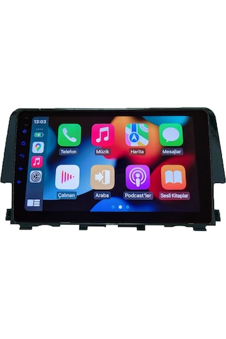 Honda 2016-2020 Civic/fc5 Android 2gb Ram 32gb Rom Carplay Naviga