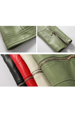 Kadın Deri Ceketleri Siyah