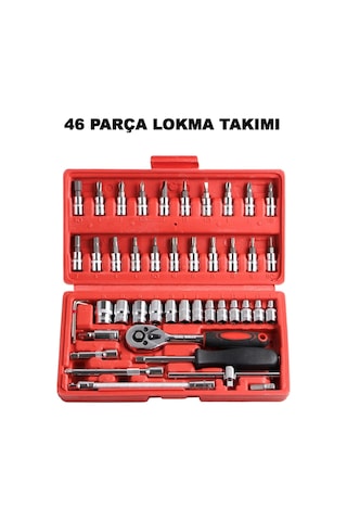 Germany Style 58 Parça 46mini Lokma Takımı Otomatik Cırcırlı 1/4