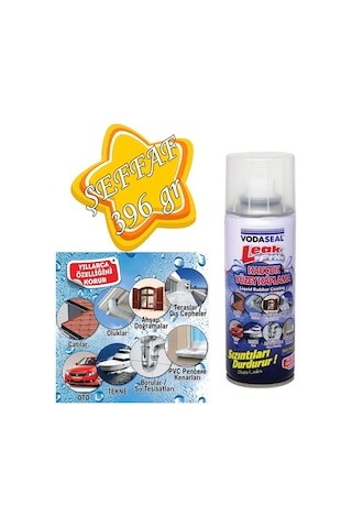 Leak Fix Su Geçirmez Sızdırmaz Sızıntı Önleyici Kauçuk Kaplama Izolasyon Şeffaf Sprey 396 Gr