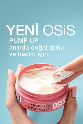 Osis+ Pump Up Orta Tutuşlu Çok Amaçlı Hacim Wax 85 ML