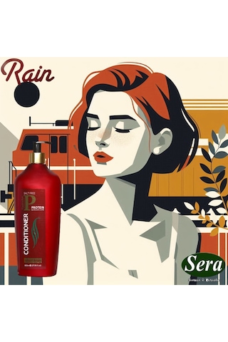 Rain Keratin + Protein Saç Kremi 2 x 500 ML + Protein & Argan Saç Kremi 800 ML