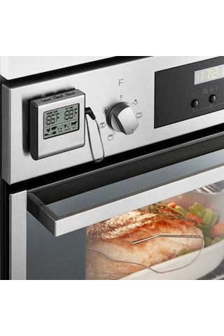 Tenfowee 7 Çeşit Et İçin Programlanabilir Manyetik Yüzey Tutuculu Yüksek Sıcaklık Alarmlı Gıda Termometresi