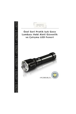 Özel Seri Pratik Işık Gece Lambası Hobi Aleti Güvenlik Ve Çalışma Led Feneri Beyaz