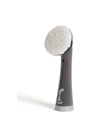 Lexroo Reveal Power Scrubber Takmak İçin, Yumuşak Kıllar Ve 6 Mikrofiber Pedli Cırt Cırtlı Başlık Çok Renkli