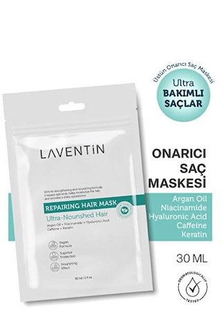 Laventin Aşırı Yıpranmış Ve Dökülen Saçlar İçin Onarıcı Saç Maskesi
