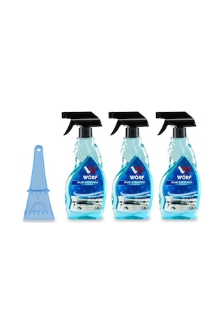 Wörf Buz Çözücü Sprey 500 Ml Eko Seri 3 Lü + Pratik Buz Kazıyıcı