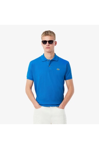 Lacoste Erkek Klasik Pike Kumaş Polo T-shirt Mavi