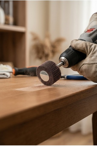 40x30 Zımpara + 40x30 Mm Skoç Seti 2 Adet Matkap Ucu Temizleme Ve Parlatma Mopu