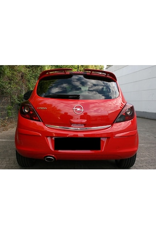 Opel Corsa D 2007-2014 Krom Bagaj Alt Çıta P.çelik