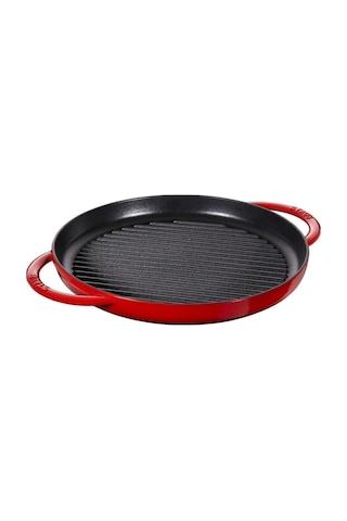 Staub 405115250 Dokum Izgara Tava Cıft Kulplu Kıraz Cıcegı 30cm