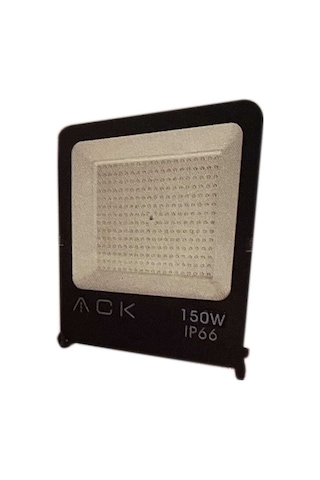 ACK LED Projektör Siyah Kasa 6500K Beyaz Işık 220V 150W
