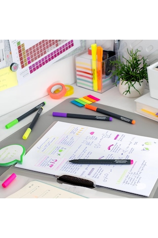 Faber-Castell Grip Finepen 2022 Neon 5'li