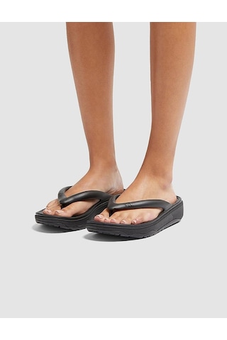 Fitflop Relıeff Recovery Hf4 Siyah Kadın Parmak Arası Terlik Siyah