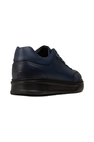 Deery Erkek Mavi Hakiki Deri Sneaker Ayakkabı - 02015mmvıe01 Mavi