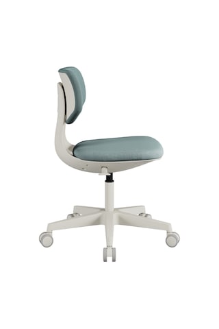 Tesla Concept Çalışma Koltuğu Mavi - Yeşil Kumaş 40x74-86x60 Cm Mavi