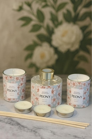 Chacha Home 6 Parça Koku Mum Seti Mango