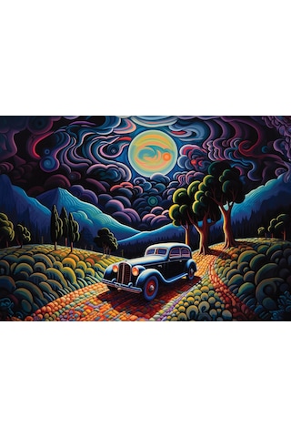 Art Puzzle Transilvanya'da Bir Gece 1000 Parça Puzzle