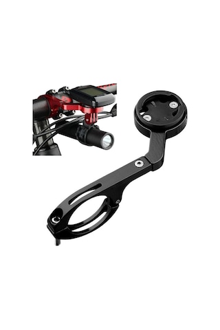 Bisiklet Dağ Bisikleti Alüminyum Alaşımlı Kod Masa Standı Evrensel Kod Tablosu Uzatma El Feneri Braketi Siyah Siyah