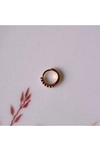 Heppii Taşlı Halka Piercing Tragus Helix Daith Anti Tragus Kıkırdak