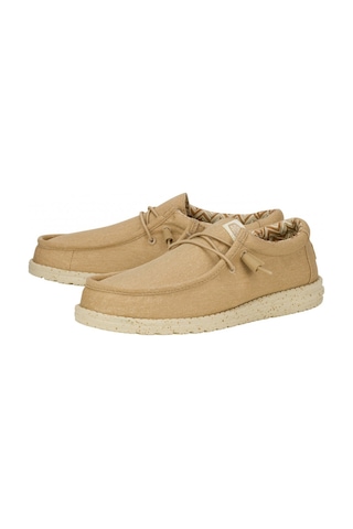 Sneaker Günlük Erkek Hd.40700 Hey Dude Wally Canvas 265 Tan Açık Gri
