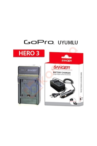 Gopro Hero 3 3+ Şarj Cihazı Şarj Aleti