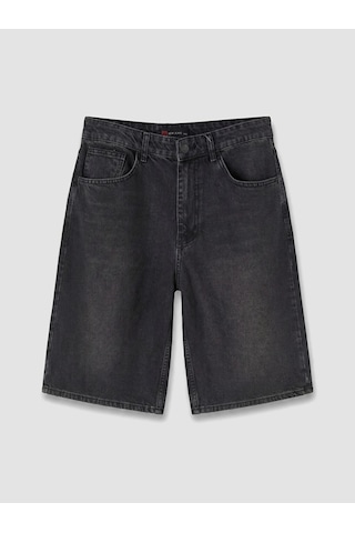 Lcw Jeans Siyah Loose Fit Erkek Jort