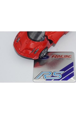 Ford Rs Racing Devolopment Krom Metal 3M Bagaj Plaka Logo Amblem