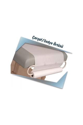 Pratikser Tek Kullanımlık Çarşaf Sedye Örtüsü Beyaz - 100x200 cm - Koli