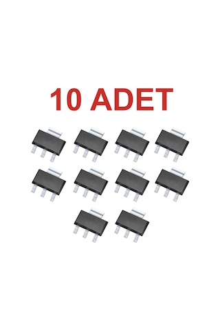 10 Adet Ams1117-3.3v Voltaj Regülatörü - Sot223 Smd Rodevino