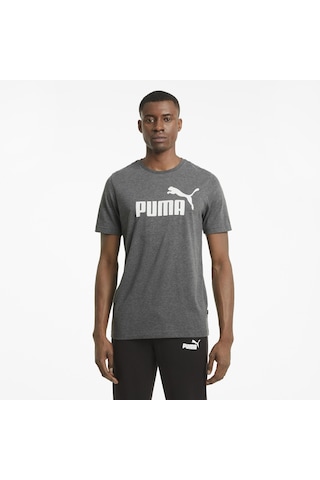 Puma 58673601 Ess Heather Tee Erkek Tişört 001