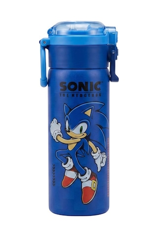 Sonic Çift Fonksiyon Kapaklı Çelik Matara 600ml 3818 Mavi