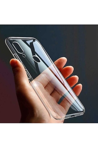 Xiaomi Redmi Note 7 Kılıf Zore Süper Silikon Kapak Renksiz