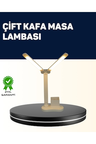 Ayarlanabilir Kısılabilir Led Masa Lambası Entegre Kalemlik Ve Telefon Tutucu Özellikli Renkli