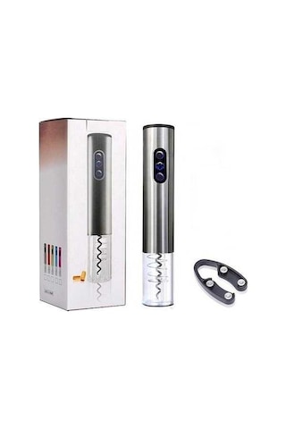 Dancemonkey Profesyonel Şarap Şişesi Açacağı, Otomatik Mantar Led Gümüş