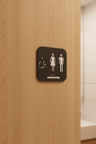 Wc Tabelası, Tuvalet Levhası, Kadın Erkek Tabela, Yönlendirme Levhaları 47