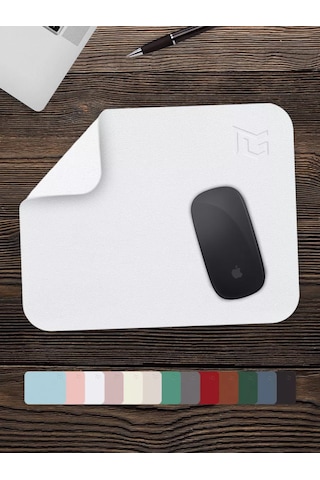 Gimarz Küçük Deri Beyaz Fare Tahtası 213412118