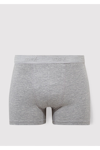 Mavi - 3lü Basic Boxer 0911411-900 Siyah