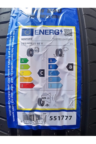 Sentury 195/60 R15 88V Qirin 990 Yaz Lastiği 2026