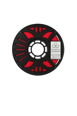 Filenta Kırmızı Pla Premium Filament 1.75mm 1kg 1 Filenta Kırmızı Pla Premium Filament 1.75mm 1kg 1
