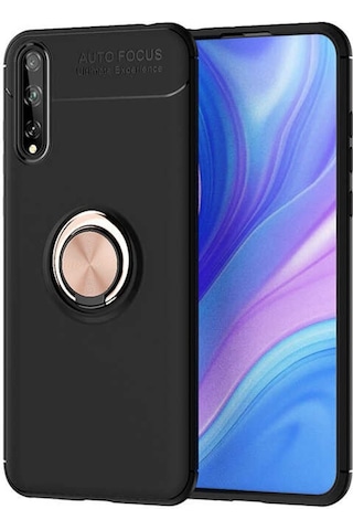 Huawei Y8P P Smart S Kilif Yüzüklü Tam Korumali Silikon Kapak 442391287