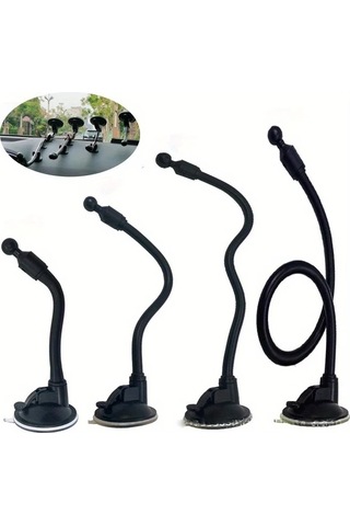 Xuweiwei D Sku 17mm Top Kafa Hortum Emici Taban Araba Cep Telefonu Tablet Tutucu Aksesuarları 4 Uzunluk 1 Adet