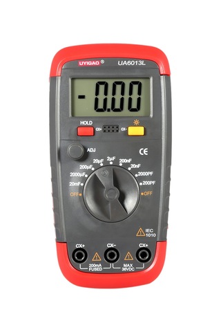 Springsun Profesyonel Kablolar Ve Anahtarlar İçin Yoğun Ölçüm Aralığına Sahip Yüksek Doğruluklu Dijital Kapasite Ölçer Pil Dahil Değil Kırmızı