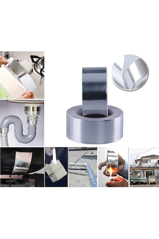 Alüminyum Folyolu Yanmaz Bant 44 Mm*20 Metre (532559332)