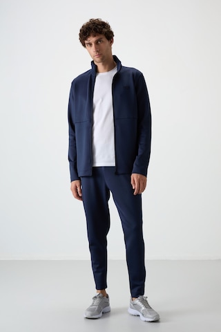 Tommy Life Bran İndigo Scuba Kumaş Erkek Eşofman Takım - 85199 İndigo