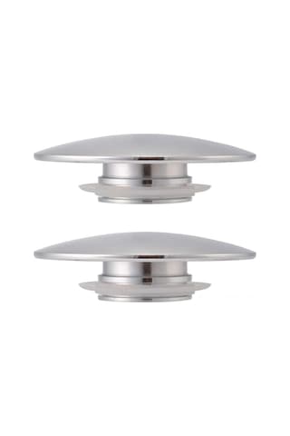 Monyee 2 Adet Bakır Vana Kapağı, 66mm/70mm Fırtınalı Lavabo Ve Banyo Tıklama Kapanır Su Akışı Engeli Diğer
