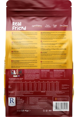 Real Friend Joint Care Hypoallergenic Puppy Dog Chicken 30/18 Köpek Maması 2,5 Kg