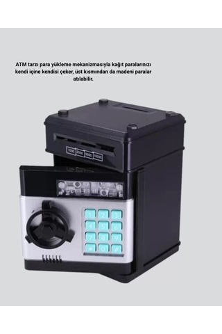 Otomatik Para Çeken Şifreli Atm Tasarımlı Kumbara 41731872