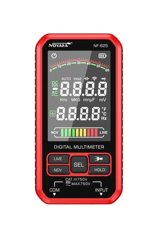 Noyafa Nf-625 Renkli Lcd Ekran Dijital Multimetre